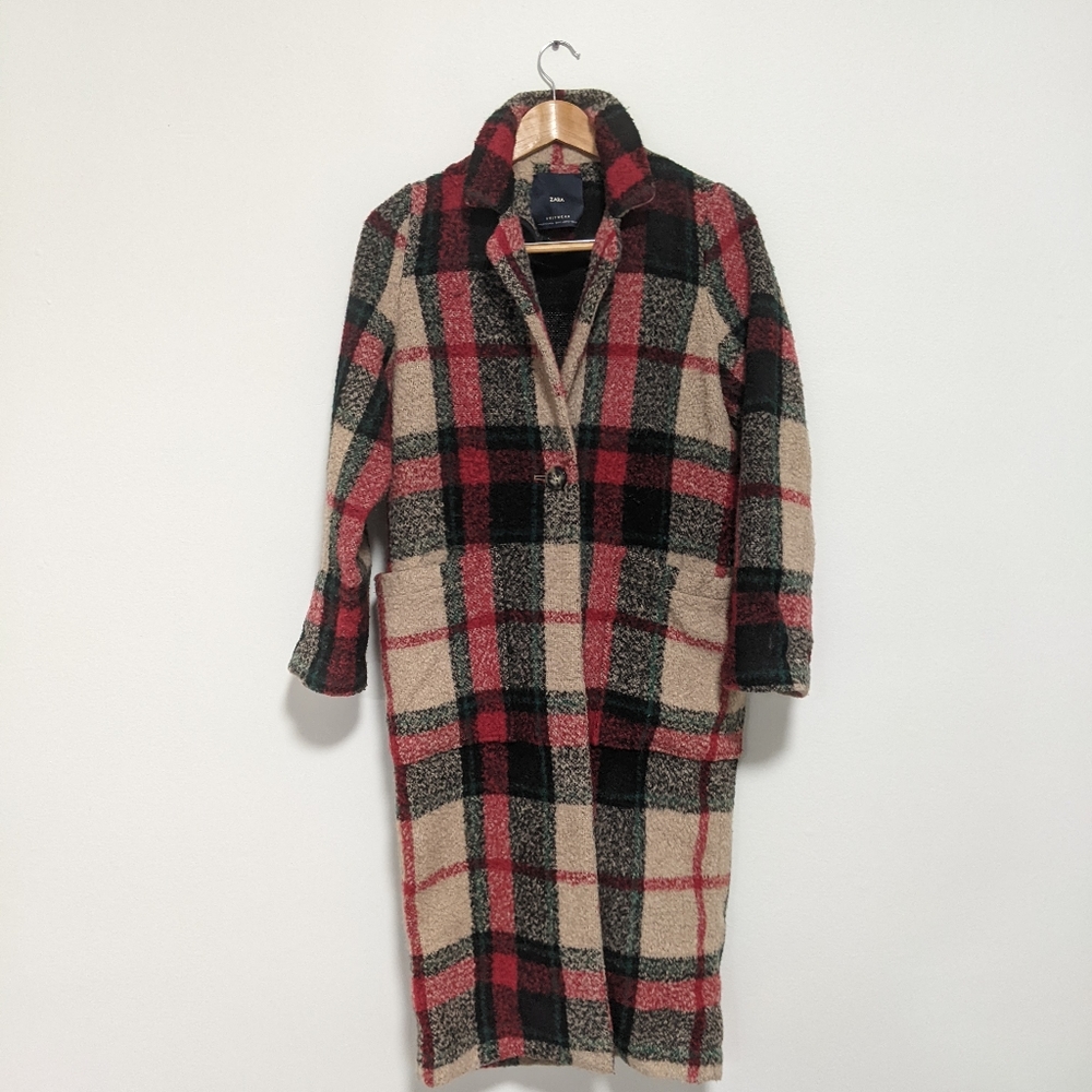 Red Plaid coat